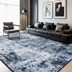 Rugflix 8x10 Area Rugs for Living Room, Washable Large Rug Stain-Resistant Low - Image 9