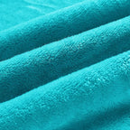 BEDELITE Fleece Blankets Queen Size Teal Throw Blankets - Image 4