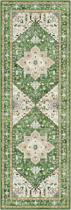Yamaziot Washable Runner Rug, 2x6 Non-Slip Boho Vintage Hallway Rug Runner - Image 2