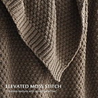 EVERGRACEHOME Chunky Chenille Knit Throw Blanket - Image 5