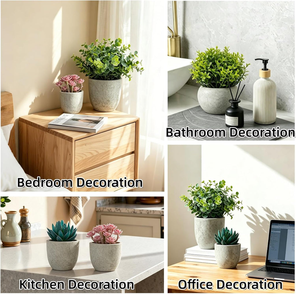 Large Fake Plants, Artificial Plants, Indoor Eucalyptus Plant