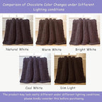 Bigacogo Chunky Knit Throw Blanket - Image 5