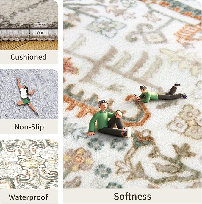 Hallway Washable Runner Rug 2x10 - Image 5