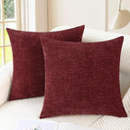 CaliTime Christmas Throw Pillow Covers Decorative 16 X 16 Inches Pack of 2 Cozy by CaliTime