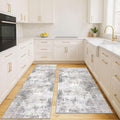 IOHOUZE Abstract Area Rugs and Runners Sets 2x6 and 3x5 Ft, Washable Entryway by iOhouze
