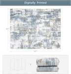 Washable Rugs 8x10 Area Rugs for Living Room, Modern Abstract Rugs for Bedroom - Image 2