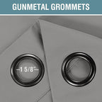 H.VERSAILTEX Grey Blackout Curtains - Image 8