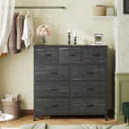 OLIXIS 9 Drawer Tall Dresser for Bedroom, Closet Organizers and Storage