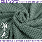 ZNSAYOTX Super Stretch Couch Cover Universal Sofa Covers - Image 8
