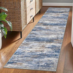 KOZYFLY Modern Abstract Washable Rug Runner 2x7 Hallway Runner Rug Non-Slip by KOZYFLY