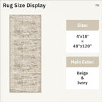 4x10 Wide Hallway Runner Rug: Washable Soft Rug Runners - Image 5