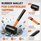 Floor Gap Fixer Tool Double 45° Suction Cup Repair Kit with Markers
