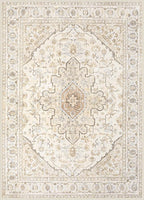 Area Rugs 8x10 Vintage Rug: Large Washable Living Room Rug Retro Medallion - Image 8