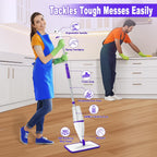 Wet Dry Mops Refillable Hardwood Floor Mop: Spray Mops for Floor Cleaning