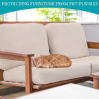 14Pcs Stretch Patio Cushion Covers, Outdoor Couch Covers Replacement, Outdoor - Image 6