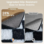 Ophanie Checkered Black & White Rug - Image 4