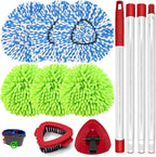 9PCS Mop Heads for O-Cedar RinseClean 2 Tank Spin Mop System