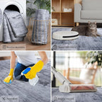 Toneed Entryway Runner Rug 2x8 for Hallway Kitchen, Washable Non-Slip Rug - Image 4