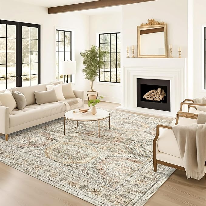 6x9 Area Rug for Living Room Washable 6x9 Non-Slip Modern Rugs for Bedroom - Image 9