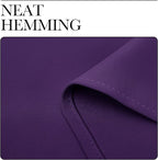 NICETOWN Purple Kitchen Blackout Curtains, Home Decoration Thermal Insulated - Image 8