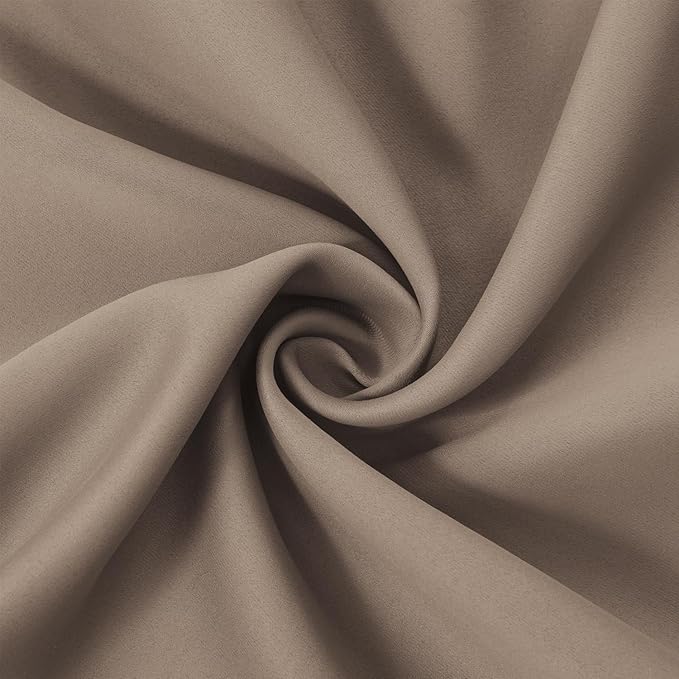 LEMOMO Cappuccino Thermal Blackout Curtains/52 x 72 Inch/Set of 2 Panels Room - Image 5