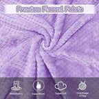 4 Pack Fleece Throw Blankets 50x60 Inches - Image 5