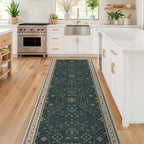 Hazo Haus Vintage 2x7 Washable Runner Rug Non Slip by HazoHaus