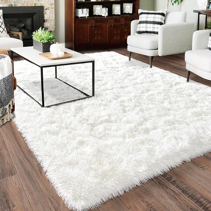 Rugs for Living Room 10x14, Soft Shaggy Modern Shag Area Rug for Bedroom - Image 8
