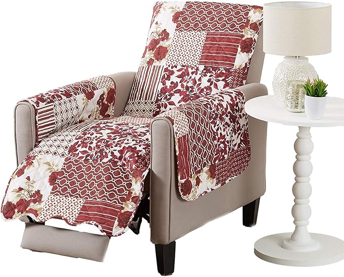 Great Bay Home Reversible Patchwork Recliner Cover by GreatBayHome