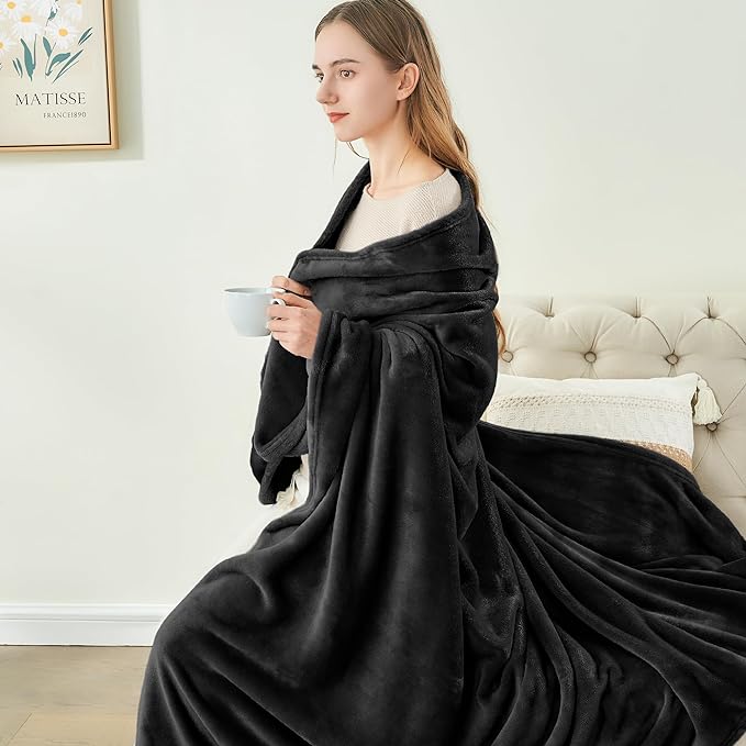 BEDELITE King Size Blanket for Bed, Luxury Plush Cozy Fuzzy Fleece Blanket - Image 8