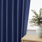 Guken 100% Blackout Curtains 100 Inch Length 2 Panels Set - Image 4