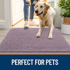OLANLY Dog Door Mat for Muddy Paws 59x35, Absorbs Moisture and Dirt, Absorbent - Image 6