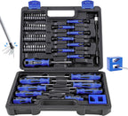CARTMAN 59-Piece Precision Screwdriver Tool Set Magnetic Repair Storage Box