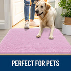 OLANLY Dog Door Mat for Muddy Paws 48x30, Absorbs Moisture and Dirt, Absorbent - Image 6