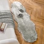 MIULEE Luxury Super Soft Fluffy Area Rug Faux Fur Sheepskin Rug Decorative - Image 3