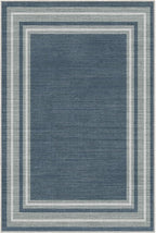 OPPODREAM Border Soft Area Rugs 6x9, Washable Blue Rug - Image 9