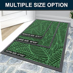 Colorxy Waterproof Doormat, Sturdy Natural Rubber Front Indoor Mat, Non Slip - Image 7