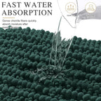 OLANLY Bathroom Rugs 30x20, Thick Soft and Absorbent Chenille Bath Mat