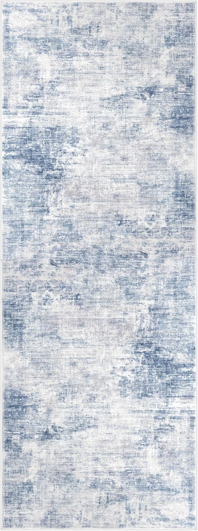 IOHOUZE Abstract Runner Rug 3x8 Ft Washable Runners - Image 9