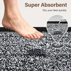 70x24 Long Bathroom Rugs Washable Non Slip, Soft Absorbent Quick Dry Mats - Image 7
