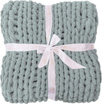 Bigacogo Chunky Knit Throw Blanket - Image 7