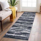 Lansny Modern Abstract Runner Rug 2x6 by lansny