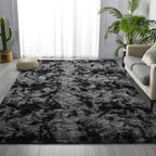 Deerhoo Large Shag Area Rugs 9 x 12, Tie-Dyed Plush Fuzzy Rugs - Image 3