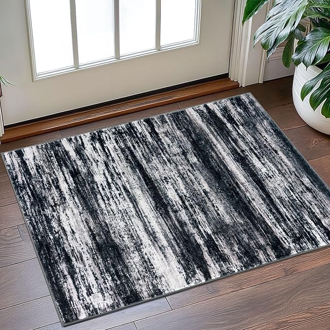 KOZYFLY Modern Abstract Small Area Rugs, 2x3 Washable Kitchen Rug Non-Slip Soft - Image 7