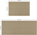Artoid Mode Non-Slip Kitchen Rugs and Mats Set of 2-24x35 + 24x60