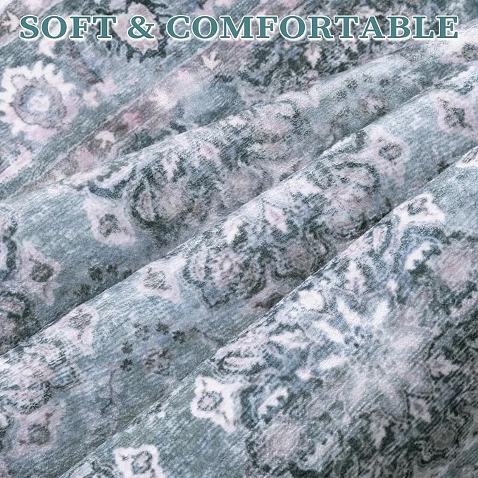 SERISSA 3x5 Boho Floral Area Rugs - Image 4