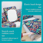 14 Pcs Stretch Patio Cushion Covers, Outdoor Couch Covers Replacement, Outdoor - Image 5