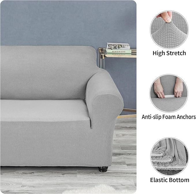 Joccun Stretch Loveseat Couch Cover Slipcover, 1-Piece Sofa Cover - Image 5