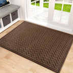Mibao Front Door Mat, Dirt Trapper Welcome Mat by Mibao