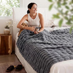 Bedsure 3D Fleece Bubble Blanket - Image 9